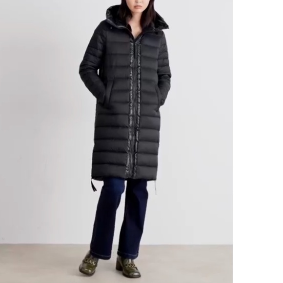 DKNY Hooded Quilted Zip-Front Puffer Coat – Black XXS NWT $229 - Picture 8 of 11